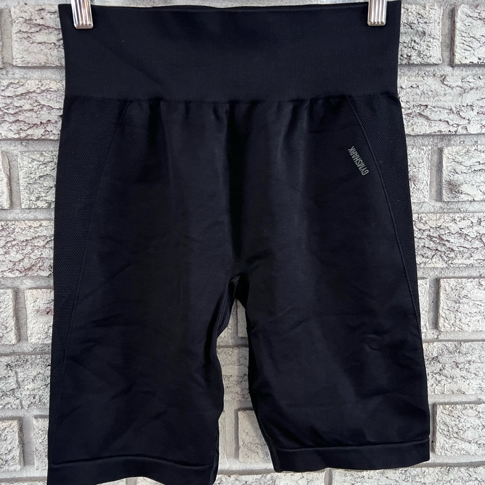 Gymshark Black High-Waist Bike Shorts